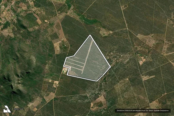 Imagem de satélite de FAZENDA COELHO & AMARAL - GLEBA 01 em Oliveira dos Brejinhos - BA