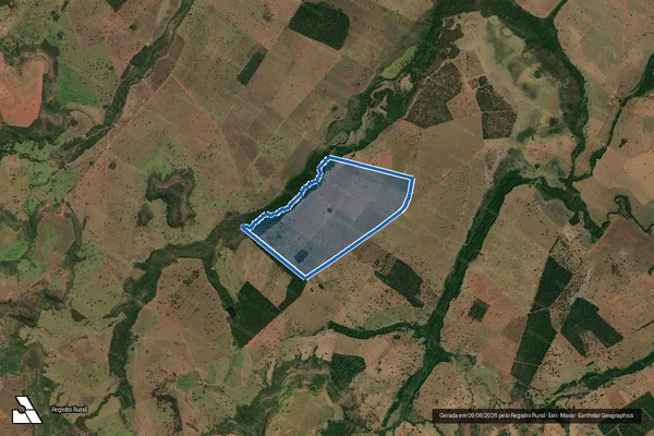 Imagem de satélite de FAZENDA ALEGRES - Parte 1 em Cachoeira Alta - GO