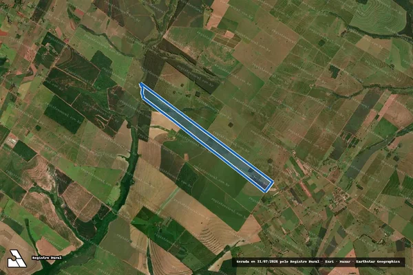 Imagem de satélite de FAZENDA SÃO JOSE - Única em Santa Cruz de Monte Castelo - PR
