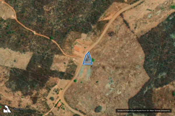 Imagem de satélite de SÍTIO GUARIBAS ? LOTE 0409 - Parte 1 em Várzea Alegre - CE