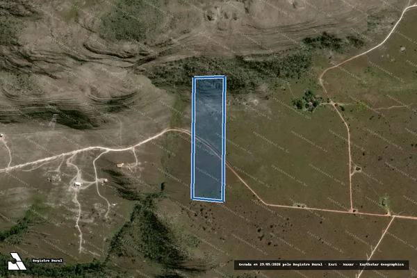 Imagem de satélite de FAZENDA PARAISO DOS PANDAVAS - PAZ 10 em Alto Paraíso de Goiás - GO