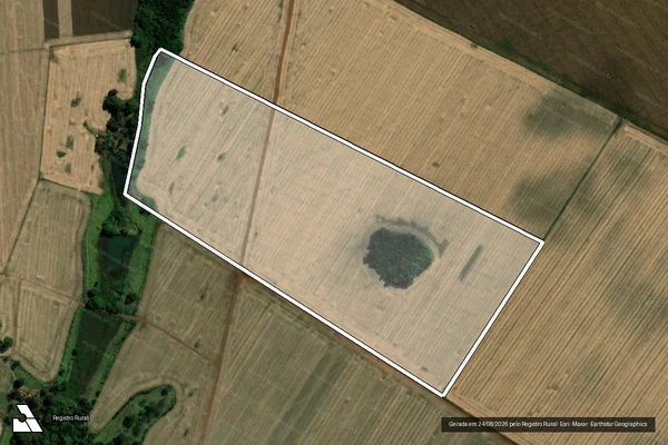 Imagem de satélite de FAZENDA CÓRREGO ÁGUA LIMPA - Gleba 02 em Santa Helena de Goiás - GO
