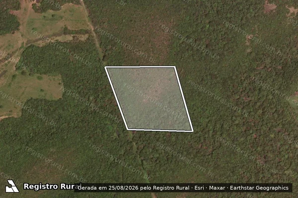 Imagem de satélite de Fazenda Canaan II - 16891 em Planalto da Serra - MT