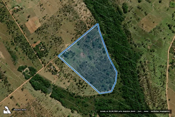 Imagem de satélite de Projeto de Assentamento Rancho Alegre - Lote 11 em Corguinho - MS