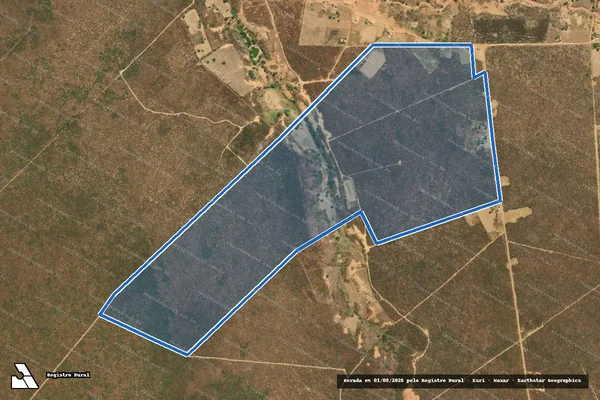 Imagem de satélite de LAGOA DA ONÇA - Parte 1 em Nova Santa Rita - PI