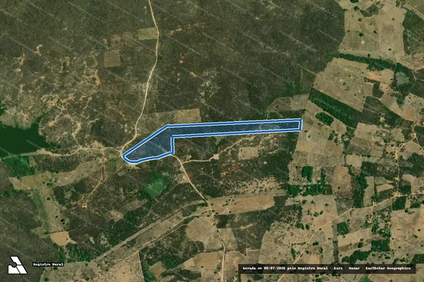 Imagem de satélite de SÍTIO TABOLEIRO DE DENTRO - 01 em Umari - CE