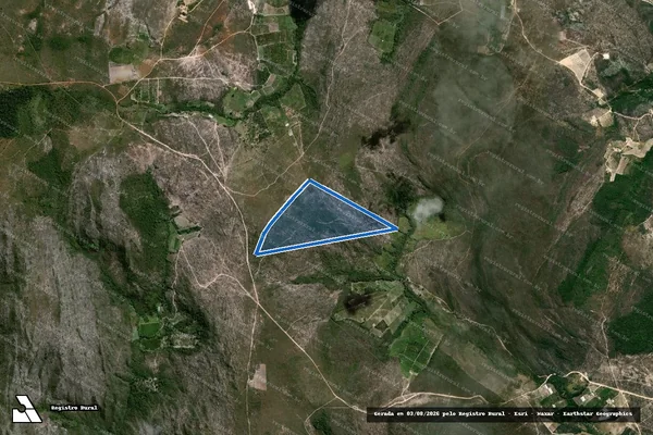 Imagem de satélite de FAZENDA BREJÃO VI - Parte 1 em Jussiape - BA