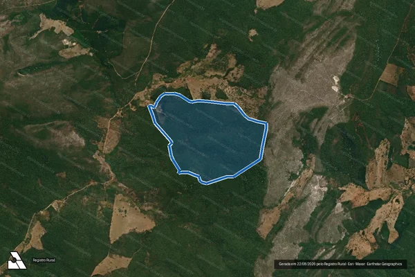 Imagem de satélite de FAZENDA TROMBA DANTA em Itamarandiba - MG