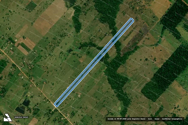 Imagem de satélite de Lote 66R da Gleba 20Q - 05 ? LOTE 66D em Mirante da Serra - RO