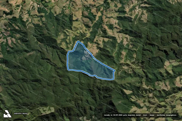 Imagem de satélite de FAZENDA SERTÃOZINHO em Aparecida - SP