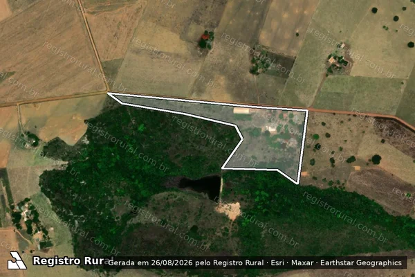 Imagem de satélite de PA BURITI - ÁREA COMUNITÁRIA I - PARCELA_0076 em Luziânia - GO
