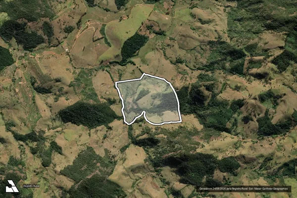 Imagem de satélite de Fazenda da Pedra em São Bento do Sapucaí - SP