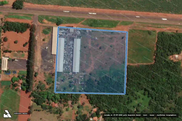 Imagem de satélite de Estância Côbo - Parte 1 em Uberaba - MG
