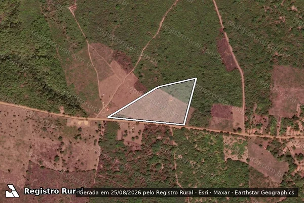 Imagem de satélite de CHAPADA DAS LAGES E CABECEIRA DE SÃO DOMINGOS - Parte 1 em Regeneração - PI