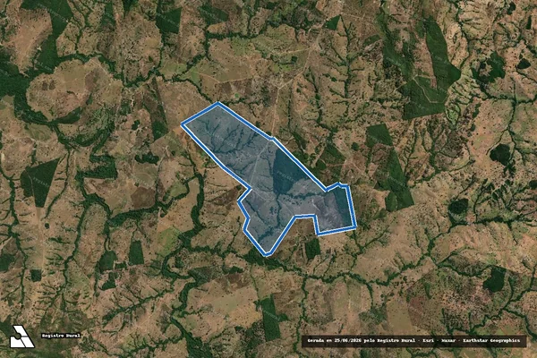 Imagem de satélite de FAZENDA CORREGO LAGEADO em Itapirapuã - GO
