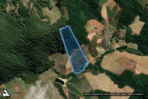 Imagem de satélite de POMBAL - Parcela 1 em Barbacena - MG