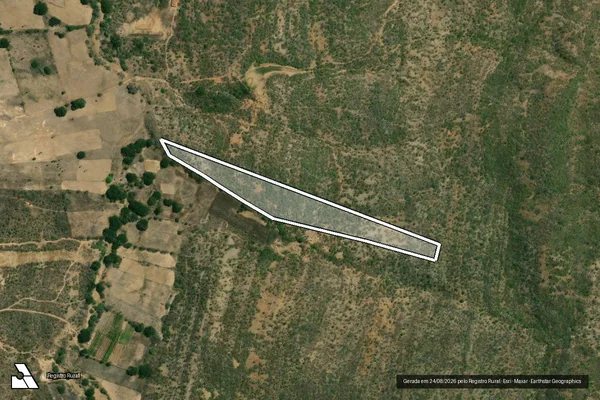 Imagem de satélite de SITIO MOREIRA I ? LOTE 0730 - Parte 1 em Jaguaribe - CE