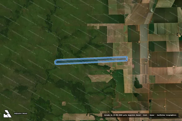 Imagem de satélite de FAZENDA FLAMBOYANT I - Parte 1 em Campos de Júlio - MT