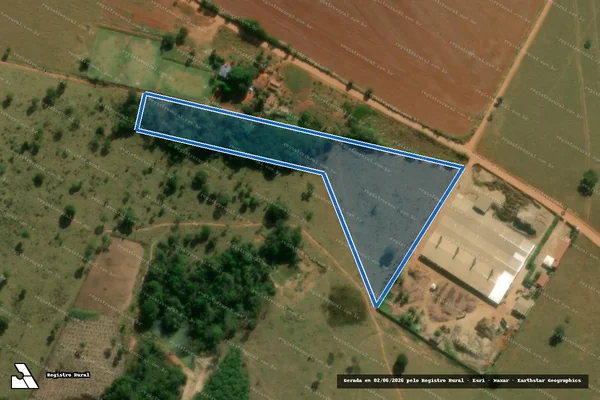 Imagem de satélite de FAZENDA MATA DA POSSE e FAZENDA BOA VISTA DO RIBEIRÃO - Gleba 02 em Guapó - GO