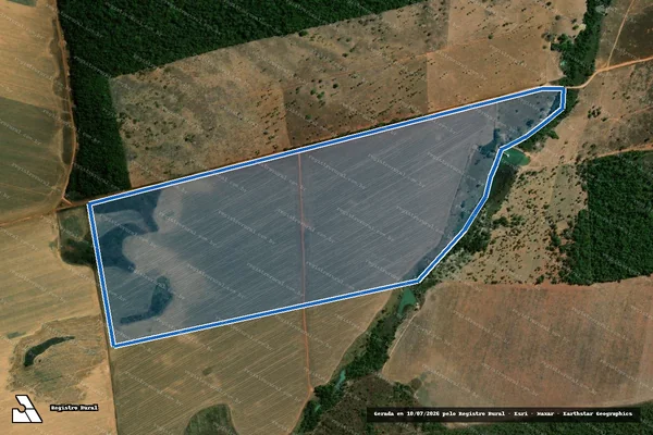Imagem de satélite de Lote – 520 P.A Santo Antônio do Fontoura I / Gleba B