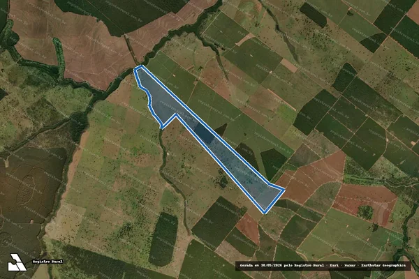 Imagem de satélite de Fazenda Santa Rita - Parte 1 em Brasilândia - MS