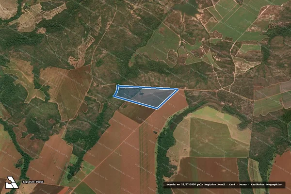 Imagem de satélite de Fazenda Barroso ou Engenho Barroso - PARTE 1 em Uruaçu - GO