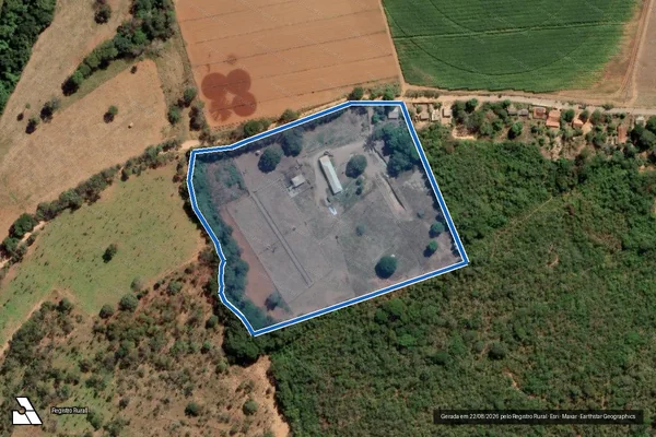 Imagem de satélite de FAZENDA GROTA VERMELHA - Parcela 1 em Jequitibá - MG