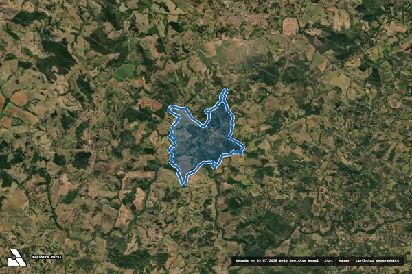 Imagem de satélite de FAZENDA SÃO PEDRO - Parte 1 em Tapiratiba - SP