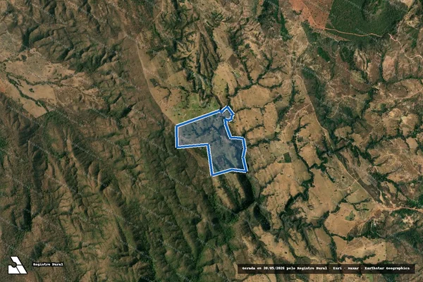 Imagem de satélite de FAZENDA MAMONEIRA - LOTE 36 em Bonfinópolis de Minas - MG
