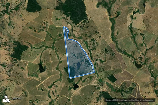 Imagem de satélite de Fazenda Pouso Alegre - Parte 1 em Nanuque - MG