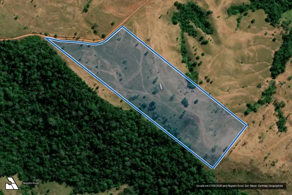 Imagem de satélite de LOTE 128 ? GLEBA 25 ? SETOR KERNIT - Parte 2 em Espigão D'Oeste - RO