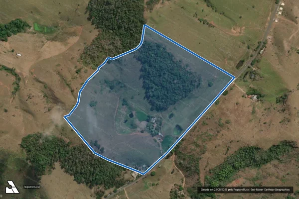 Imagem de satélite de CAMPO BELO PARTE 1 - Parte 1 em São Sebastião do Alto - RJ