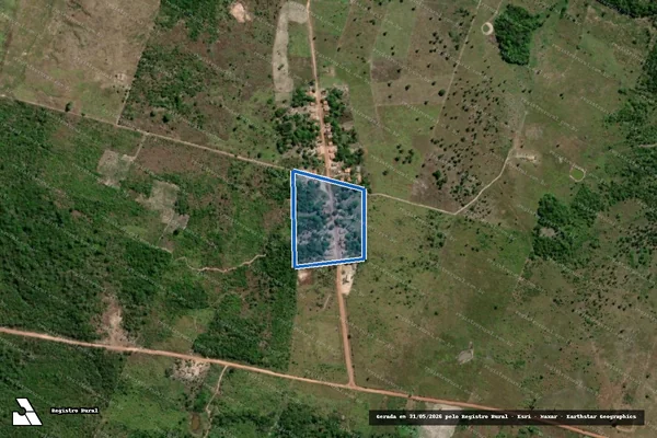 Imagem de satélite de FAZENDA  CRISTO REIS II - Gleba VILA em Araguatins - TO