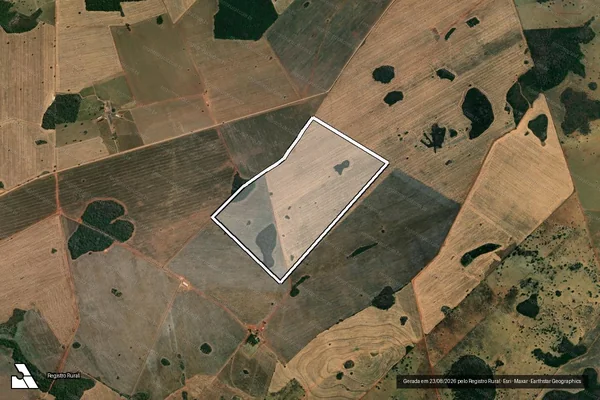 Imagem de satélite de Fazenda Rio dos Patos ou Caieiras - Gleba III - Gleba III em Vila Propício - GO
