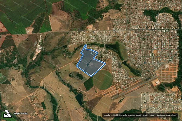 Imagem de satélite de FAZENDA CALÇÃO DE COURO - 001 em Goianésia - GO