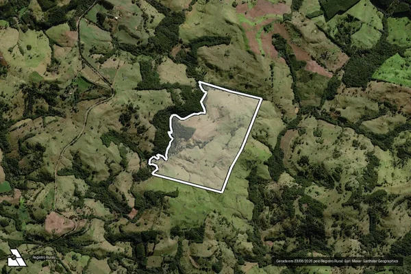 Imagem de satélite de FAZENDA SÃO BASILIO - FAZENDA SÃO BASÍLIO em Palmital - PR