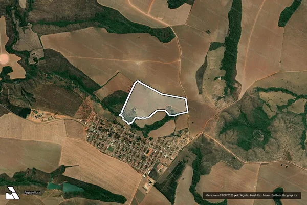 Imagem de satélite de Fazenda Povoado Santo Antônio do Rio Verde - Parte 1 em Catalão - GO