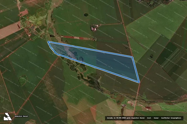 Imagem de satélite de Fazenda Zafalon - Parcela 1 em Caarapó - MS