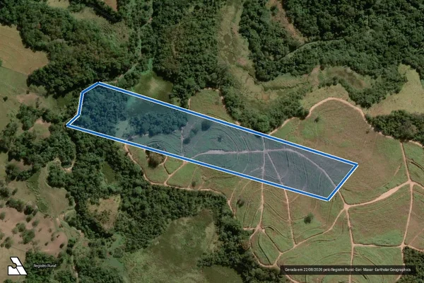 Imagem de satélite de FAZENDA SANT`ANNA - Parte 1 em Indiana - SP