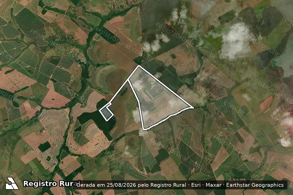 Imagem de satélite de FAZENDA CARVOEIRA - Parte 1 em Macedônia - SP