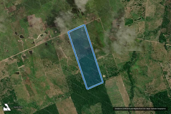 Imagem de satélite de PA 1º DE MARÇO ? LOTE 139 - Parte 1 em São João do Araguaia - PA