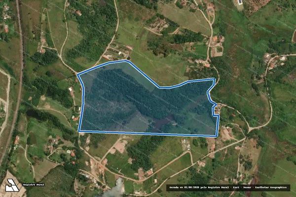 Imagem de satélite de Imóvel Rural - Parte 1 em Jacareí - SP