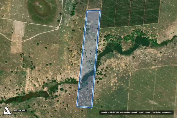 Imagem de satélite de Fazenda Sol Poente - Gleba Jhonatan 2 em Pinheiros - ES