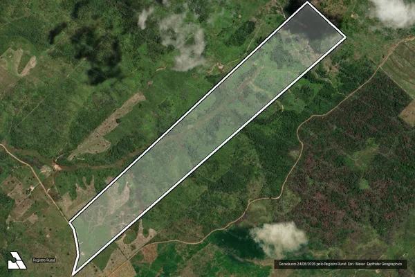 Imagem de satélite de LOTE 36 e 37, FAZENDA ESMERALDA / PARTE 1
