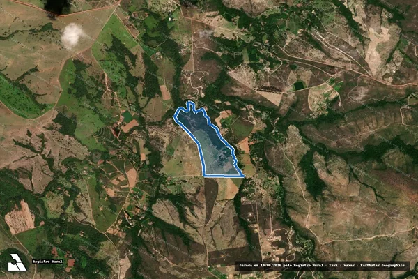 Imagem de satélite de FAZENDA ANTINHA DE CIMA - PARTE - 001 em Santo Antônio do Descoberto - GO