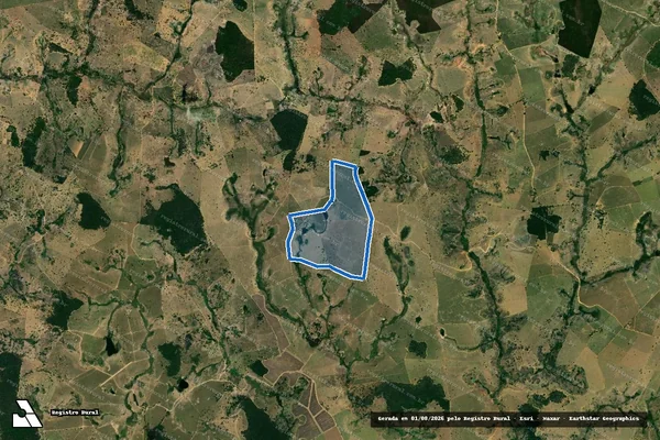 Imagem de satélite de Fazenda Água Limpa - Parte 1 em Nanuque - MG