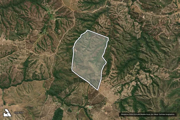 Imagem de satélite de Fazenda São José - Parte 1 em Padre Bernardo - GO