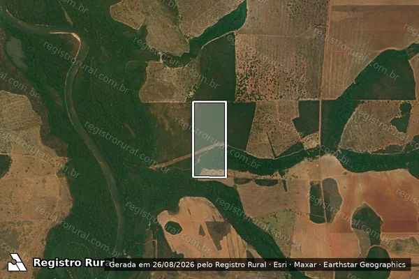 Imagem de satélite de Fazenda Recanto Alegre - Lote 04 em Canarana - MT