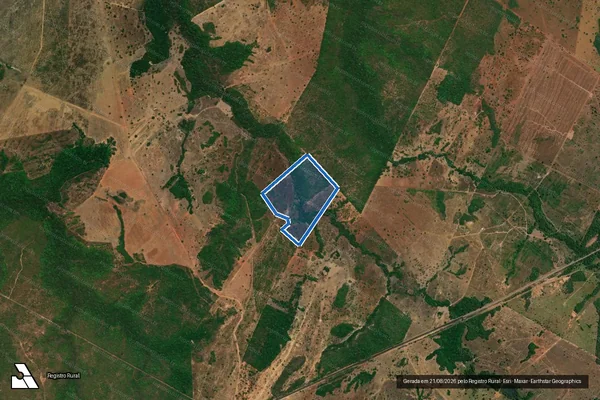 Imagem de satélite de FAZENDA UNIÃO - Gleba 01 em Araguaçu - TO