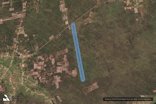 Imagem de satélite de FAZENDA SANTA FÉ ? PARCELA 05E - Parte 1 em Barroquinha - CE